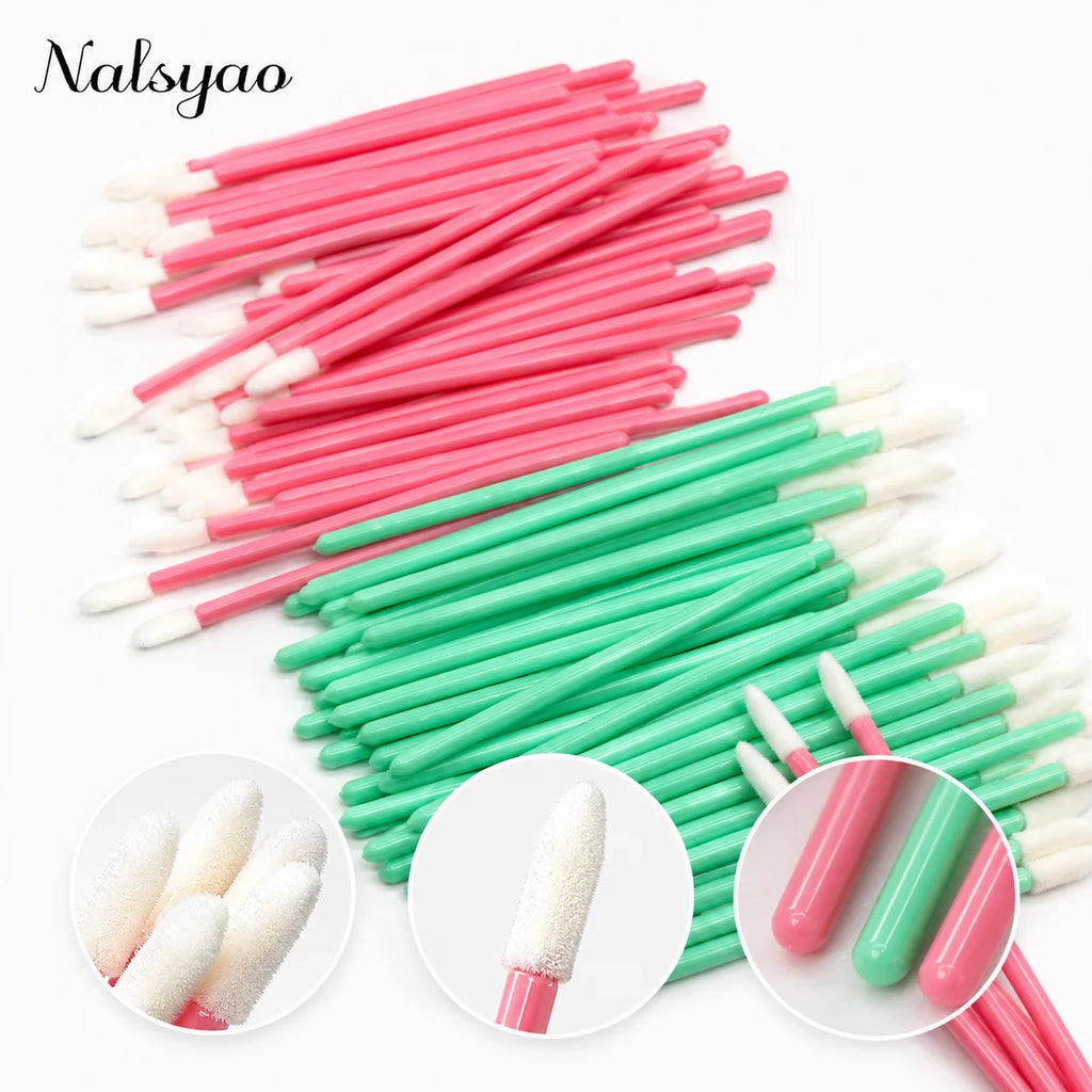 500/1000PCS Lip Wands Applicators Disposable Lip Brush Lipstick Brush Lip Gloss Applicator Wands Makeup Applicator Beauty Tools