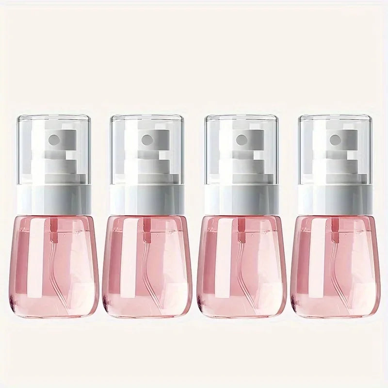 2/4PCS Refillable Spray Bottles 30/60/80ml Alcohol Atomizer Mini Fine Mist Liquid Containers Skin Care Makeup Travel Accessorie
