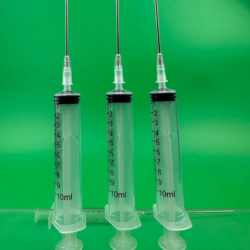 4pcs Add The Ink Tool 10ML Syringe Inkjet For Epson Canon Brother Hp Refilling Ink CISS Ink Cartridges With 10cm Long Needle