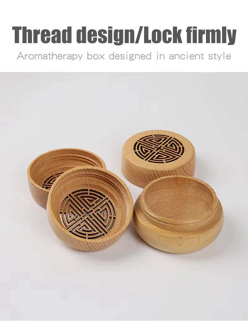 Ancient Portable No perfume DIY fragrance wooden box aroma diffuser decorations items living room bedroom car home accessories