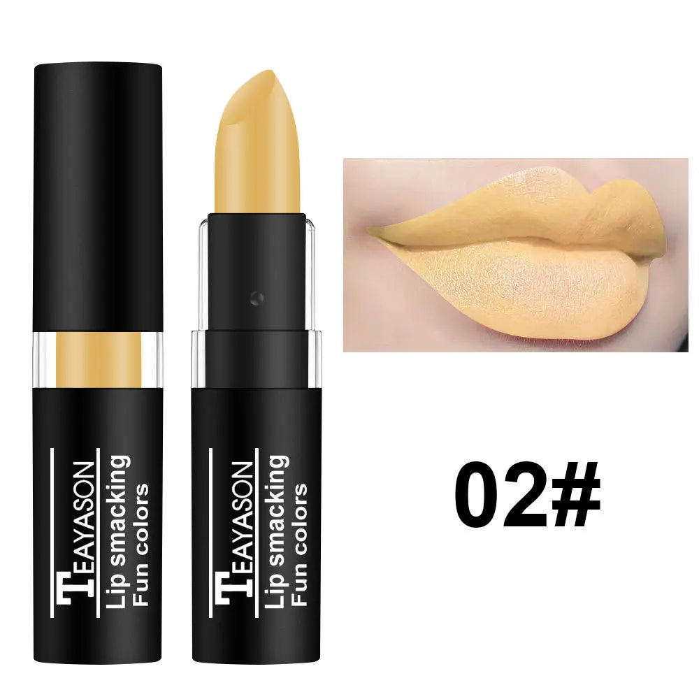 TEAYASON Matte Lipsticks 12 Colors Waterproof Long Lasting Lip Stain Non-stick Cup Sexy Red Black Lipstick Pigment Lip Cosmetics