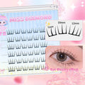 Glue-free Lashes Cluster Ultra-thin Sheet Series False Eyelashes Zero Touch Feeling· Liquid Bond Eyelashes Segmented Lashes