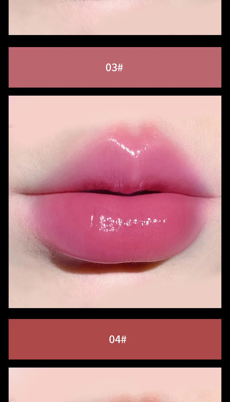 HERORANGE~ Low Saturation Light Lipstick Multi-purpose Stick Moisturizing White Natural Holding Mirror lipstick