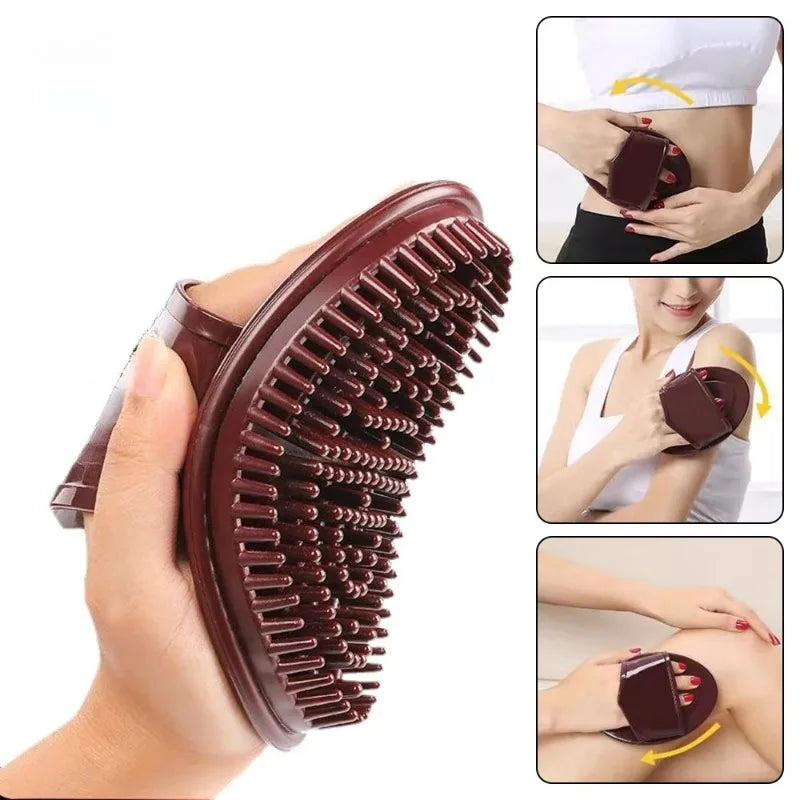 Universal Silicone Meridian Slimming Brush Leg Massage Tool Five Elements Dredging Body Beauty Health Care Scraping Equipment