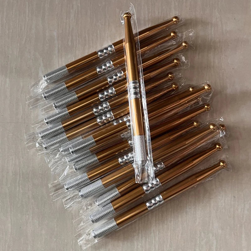 1pcs Manual Tattoo Pen Permanent Makeup Machine Microblading Pen for Lip Tattoo and Eyebrow Tattoo Tebori Pen for Tattoo Artist