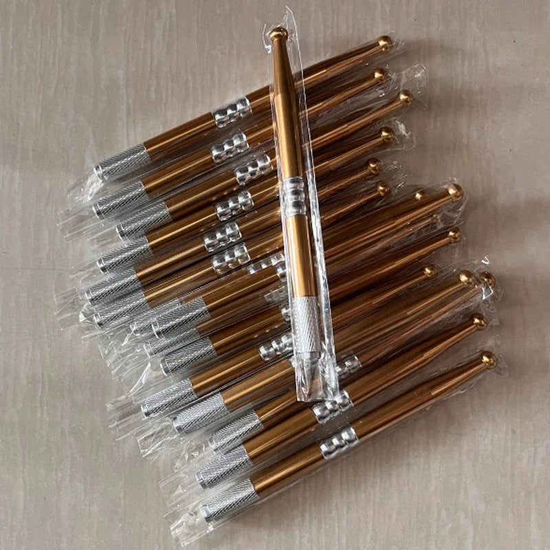 1pcs Manual Tattoo Pen Permanent Makeup Machine Microblading Pen for Lip Tattoo and Eyebrow Tattoo Tebori Pen for Tattoo Artist