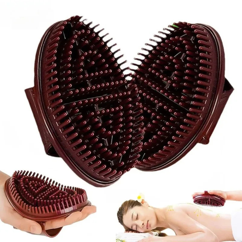 Universal Silicone Meridian Slimming Brush Leg Massage Tool Five Elements Dredging Body Beauty Health Care Scraping Equipment