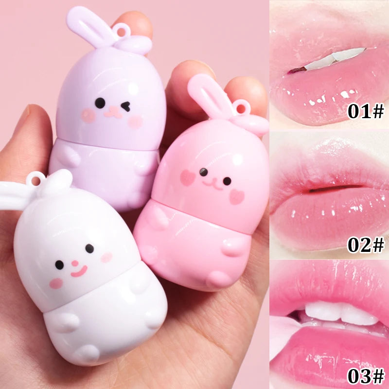 Goody Bunny Color-Changing Lip Balm Moisturizing Repairing Waterproof Lipstick Anti-Dry Cracking Temperature Change Color Lipstick