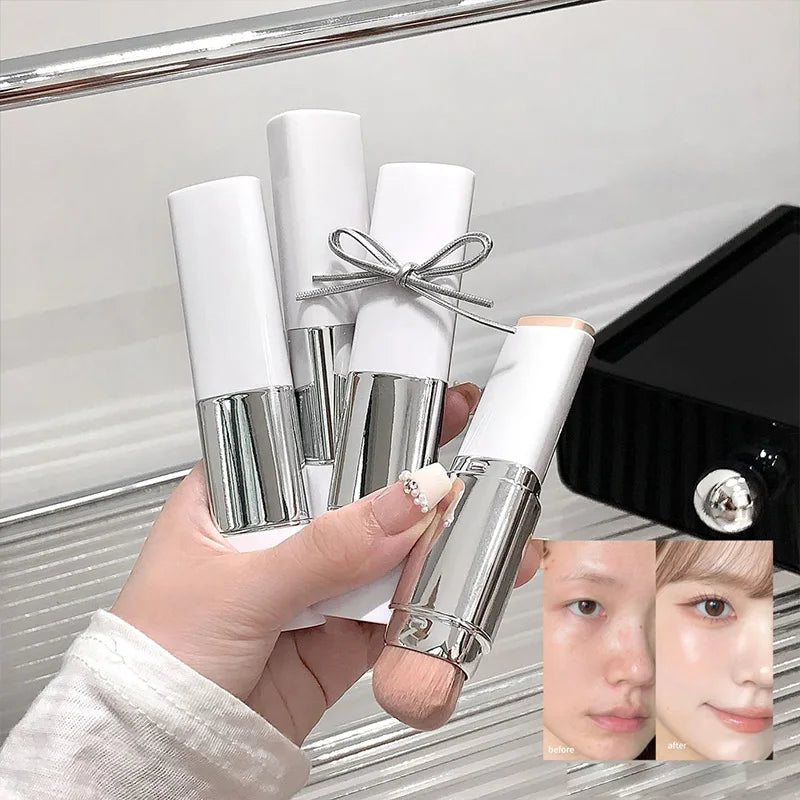 Lazy Foundation Stick, Moisturizing and Natural Concealer Makeup, Matte Makeup Base, Rare Beauty, Keep Makeup and Sweat