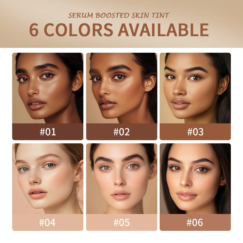 Foundation Skin Tint Balm Skin Tint Stick Waterproof Nourishing Solid Tinted Serum  Face Tinted Face Contour Stick Makeup