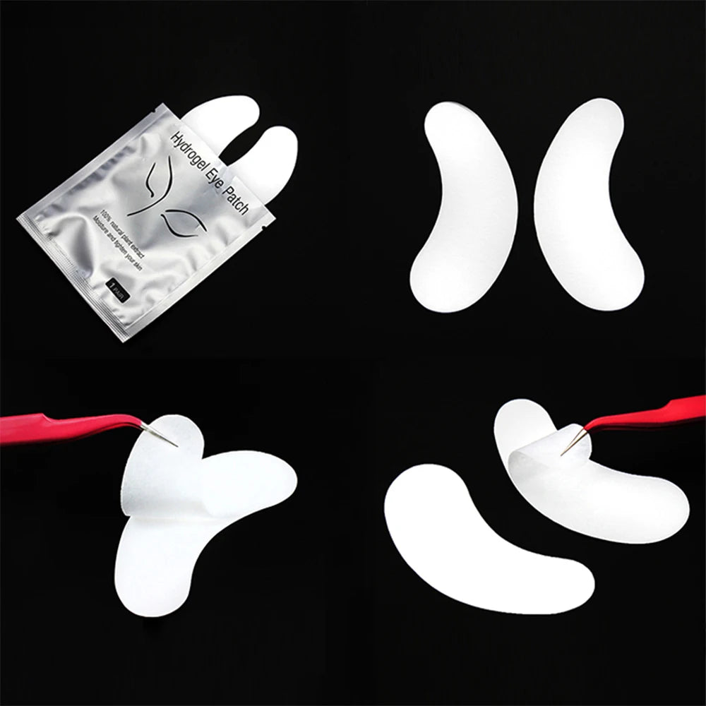 20/50/100pcs Eye Patches Eyelash Extension Under Eye Pads Makeup Eyelash Patches Tip Stickers Pads For Eyelash Extension Makeup