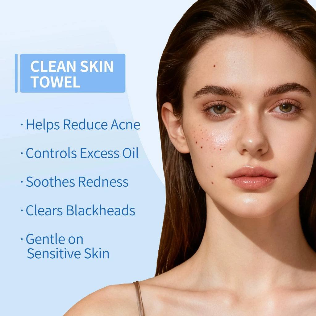 50Pcs/Box Disposable Face Towels Facial Cleansing Makeup Remover Dry Beauty Skincare Travel Pack
