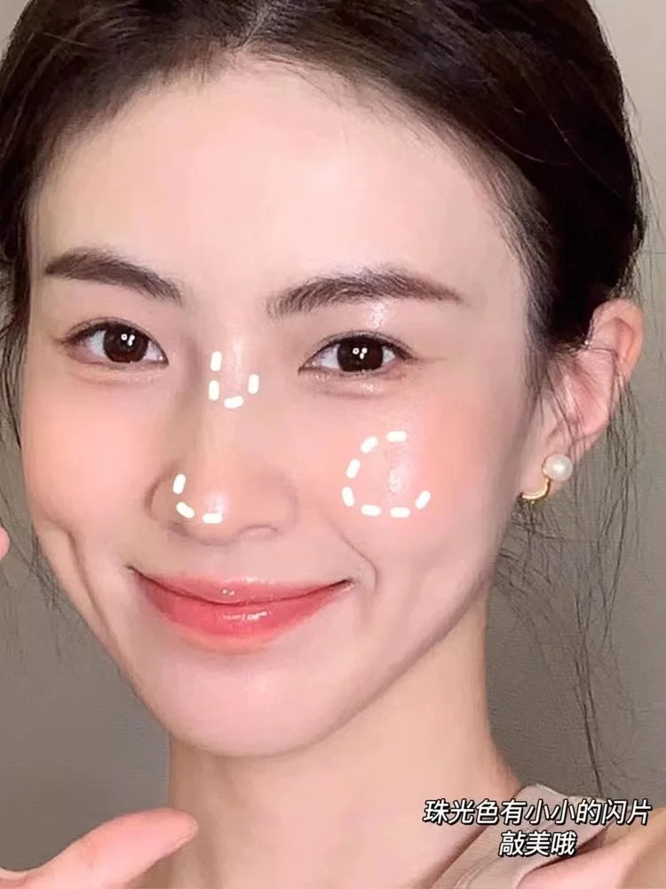 High Gloss Stick Highlighter Blush Water Light Shimmer Waterproof Face Contour Illuminator Brighten Contouring Rouge