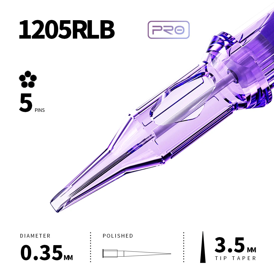 Mast Pro Tattoo Cartridge Needles PMU 1RL 3RL Precision for Tattoo Permanent Makeup Micropigmentation Eyelinver Lips Eyebrows