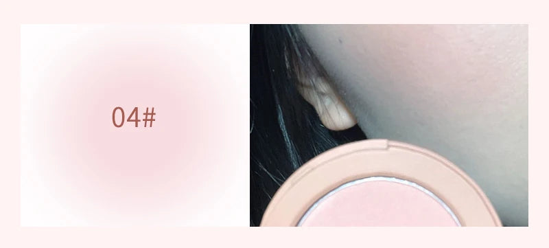 HERORANGE Creamy Blush Soft Matte Natural Color Long Lasting Daily Cheek Makeup For Women