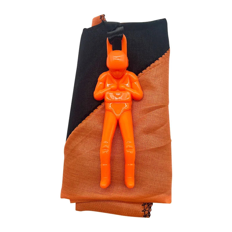 1pcs Hand Throwing Parachute Outdoor Funny Toys Game Play Toys for Fly Parachute Sport with Mini Soldier Toys