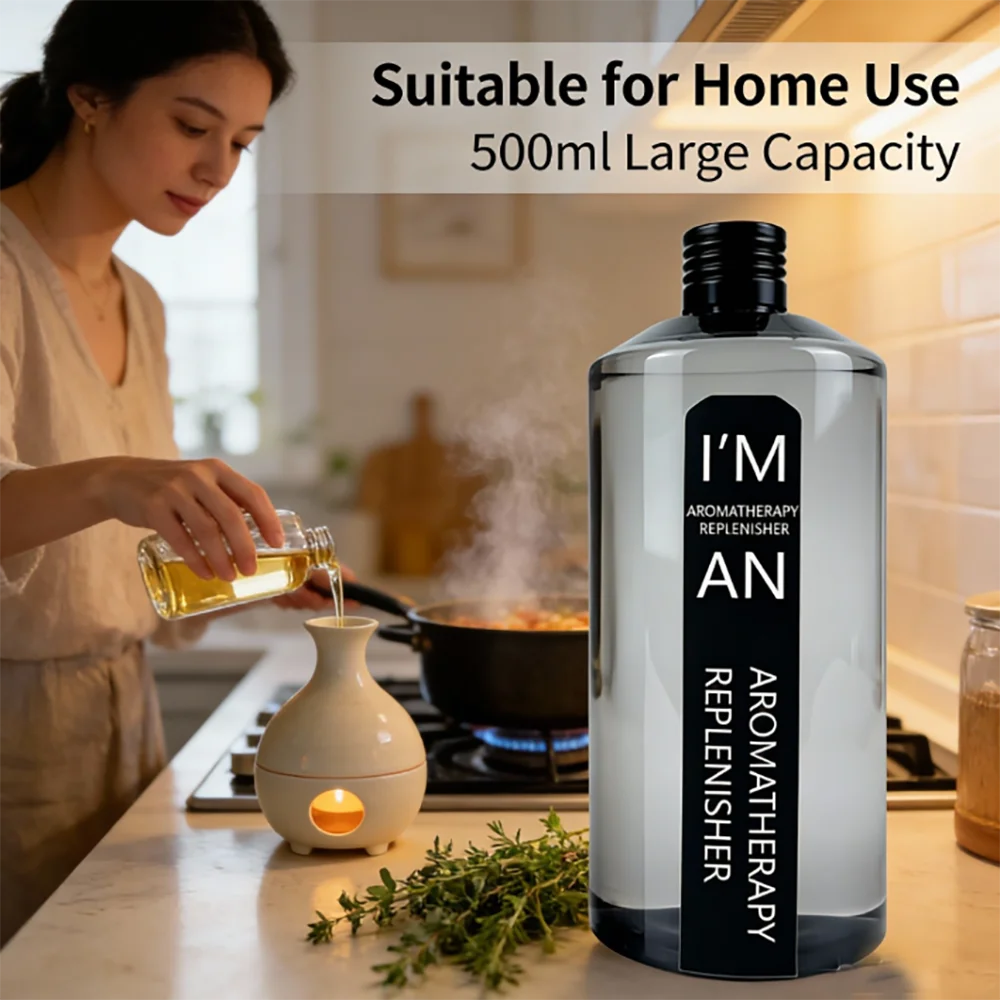 500ML Lasting Flameless Hotel Hilton Marriott White Tea Aromatherapy Refill Essential Oil for humidifier Fresh Air Aroma Machine