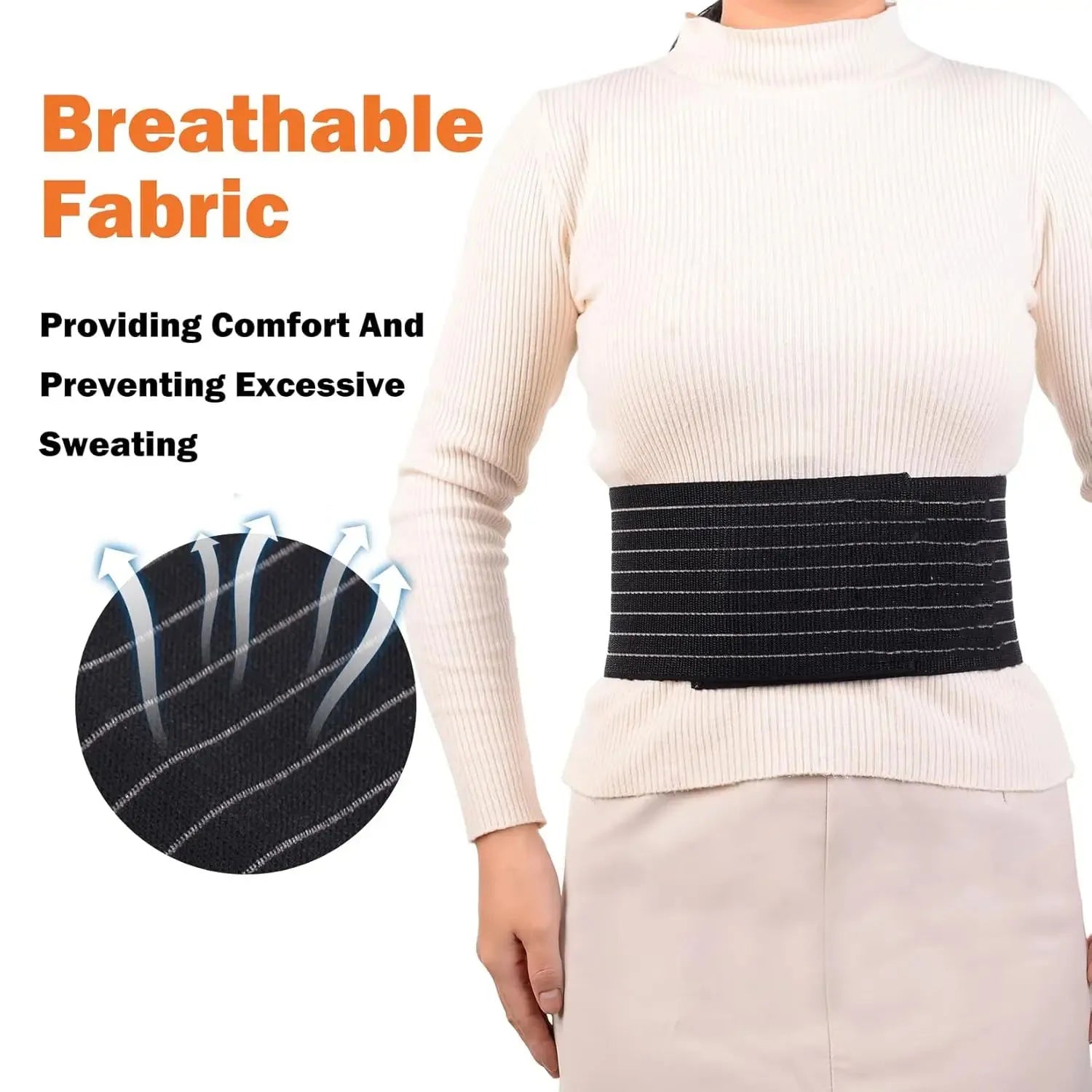 Umbilical Hernia Belt for Men and Women Abdominal Support Brace Hernia Binder With Hernia Support Pad Helps Relieve Pain
