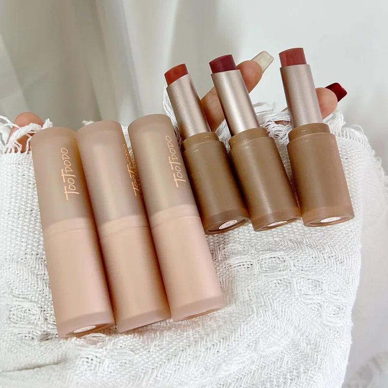 6-color Matte Velvet Lipstick Silky Texture Without Drying Easy To Apply Long-lasting Non-stick Velvet Mist Lipstick