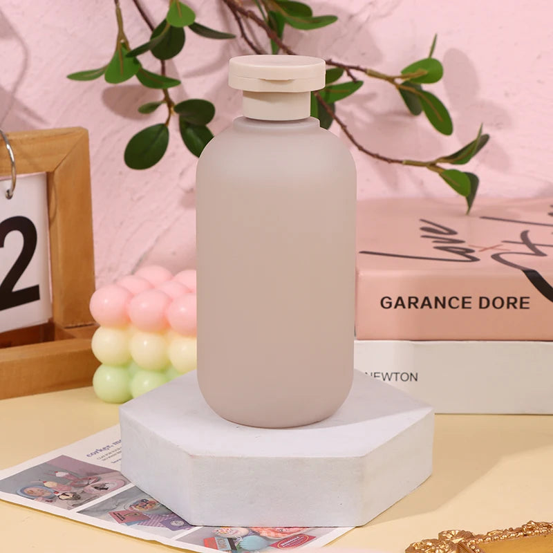 Green Grey Refillable Bottle Filp Lid Empty Plastic Hand Sanitizer Shampoo Lotion Bottles Cosmetic Cream Jars Travel Essentials
