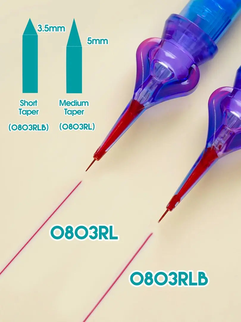 Mast Ocean Heart PMU Tattoo Cartridge Needles 1RL Disposable Permanent Makeup Lip Eyebrow Round Liner SMP Microblading Supplies