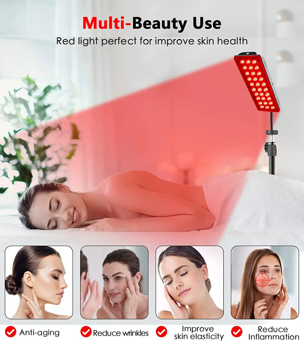 LED Red Light Healthcare Lamp For Full Body Face Near Infrared Light sauna for Joint Muscle Relieve Beauty Health Gadget
