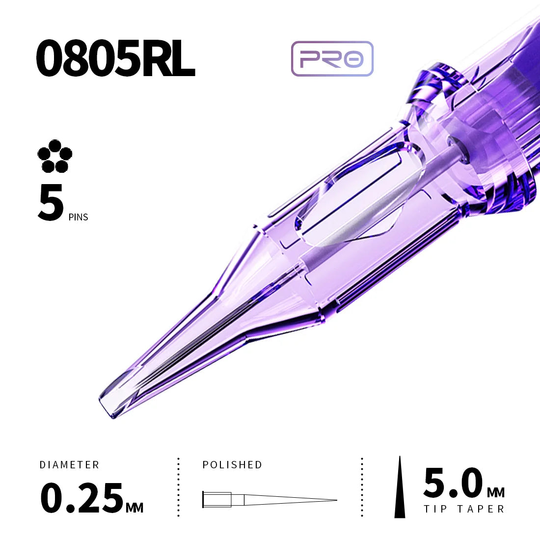 Mast Pro Tattoo Cartridge Needles PMU 1RL 3RL Precision for Tattoo Permanent Makeup Micropigmentation Eyelinver Lips Eyebrows