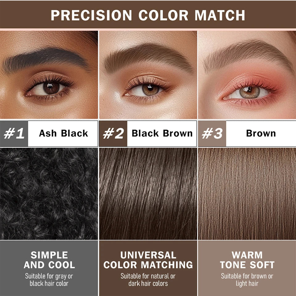 Waterproof Hairline & Root Concealer Pen – Instant Grey Coverage with Easy Blend Powder Stick for Normal Hair