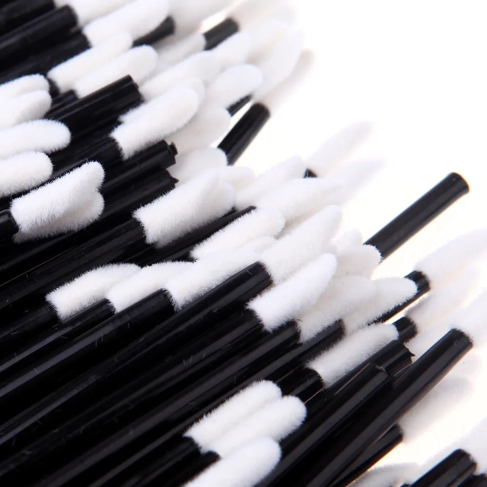 100Pcs Lip Brush Eyelash Extension Brush Makeup Brushes For Lash Extension Mascara Applicator Lipstick Wands Cosmetic Tools