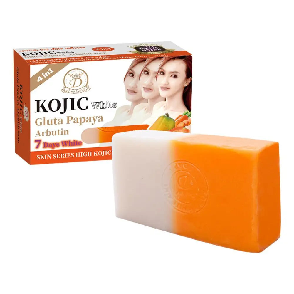 160g Papaya Kojic Acid Essential Oil Soap, Vitamin C Cleansing Bath Moisturizing Skin Handmade Soap