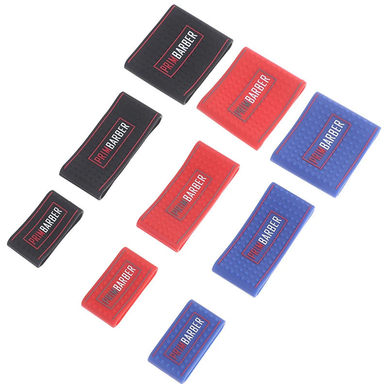3Pcs  Professional Barber Clipper Grip Non Slip Barber Clipper Bands Resistance Barber Sleeve Barber Hair Clipper Holder Tools