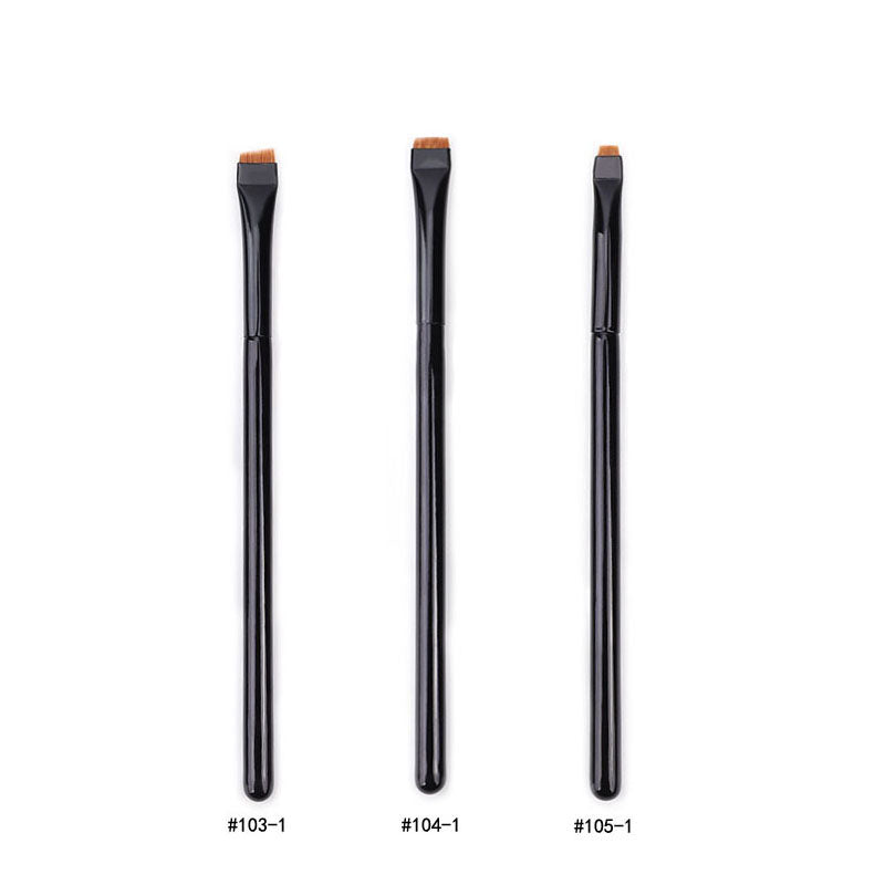 Karsyngirl 1/2/3Pcs Professional Eye Makeup Brush Flat Eyeliner Brush Eyebrow Application Lip Makeup Brush Eye Patch Makeup Tool