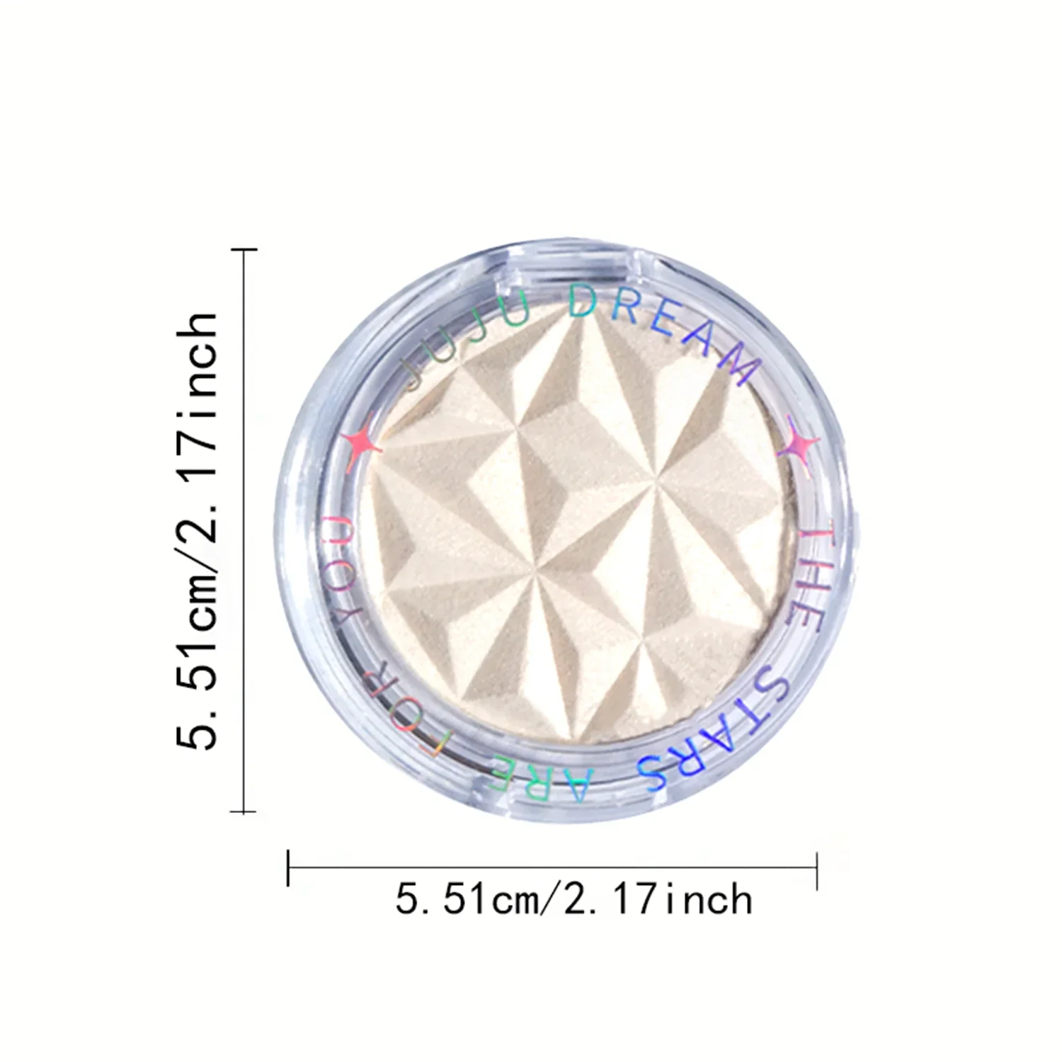 Shimmer Diamond Glow Highlighter – 2-Color Palette for Contour, Brighten, Radiant Skin, Festival & Party Makeup Essential Tool