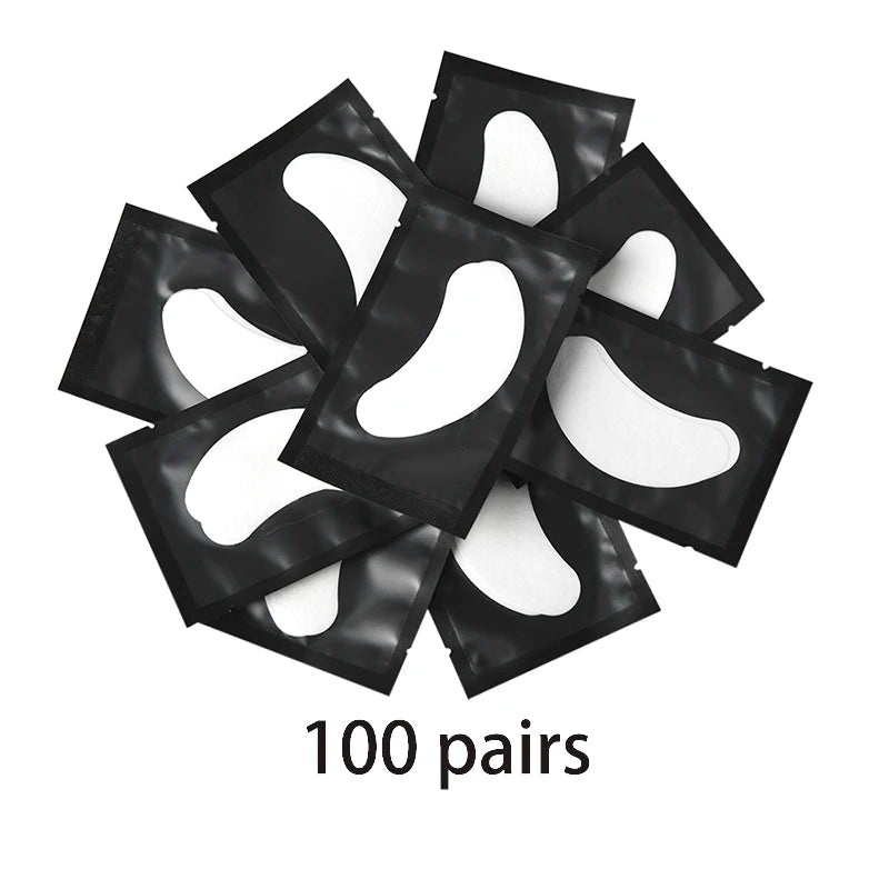 20/50/100pcs Eye Patches Eyelash Extension Under Eye Pads Makeup Eyelash Patches Tip Stickers Pads For Eyelash Extension Makeup