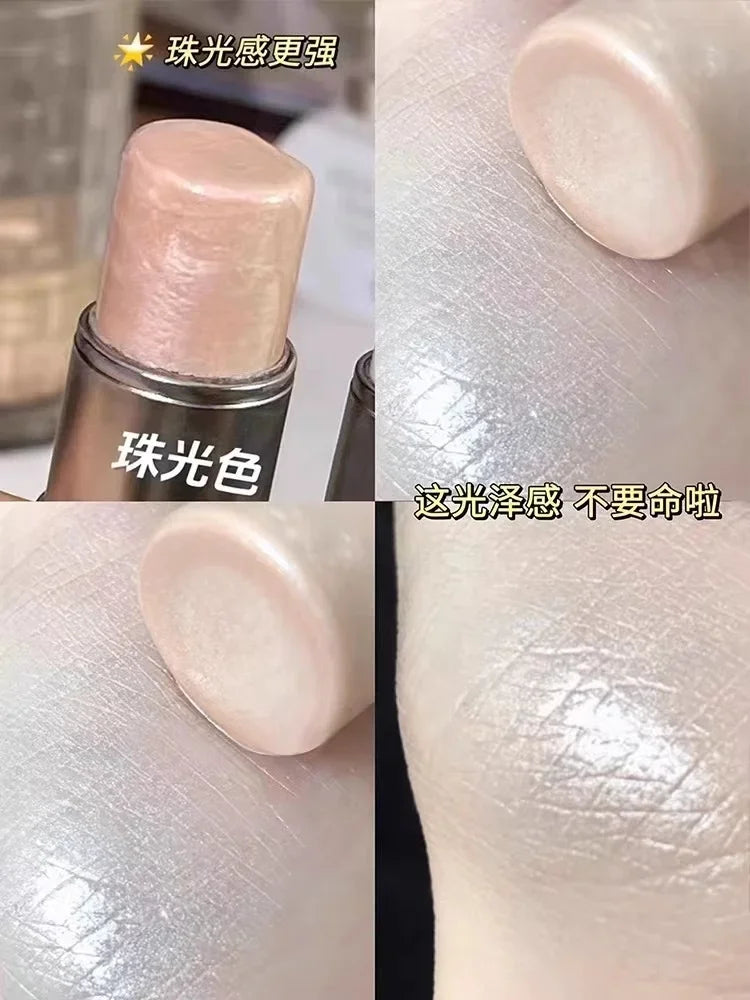High Gloss Stick Highlighter Blush Water Light Shimmer Waterproof Face Contour Illuminator Brighten Contouring Rouge