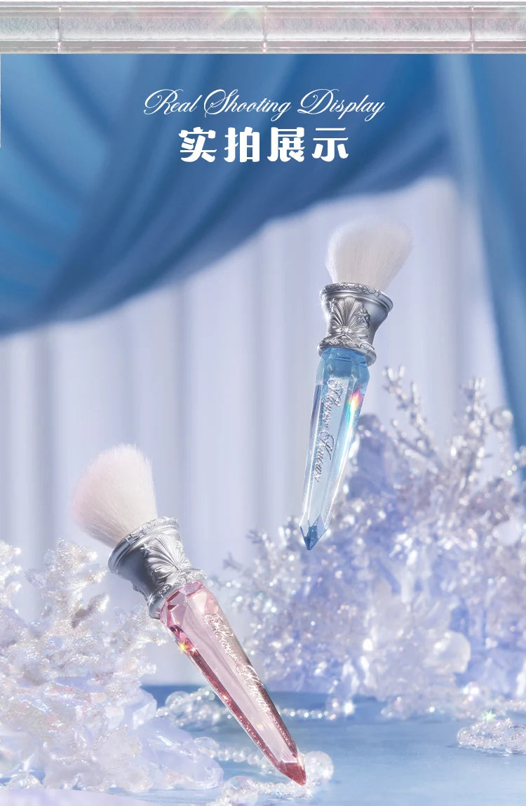 Flower Knows Shell Pearl  Series Blush Brush Wool Loose Powder Highlighter Brushes