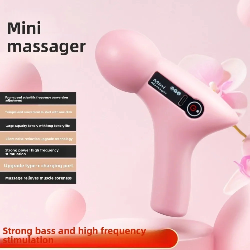 ABS Mini Fascia Tool High Frequency Fast Rechargeable Massage Artifact Universal Relaxation Full Body Electric Massage Tool