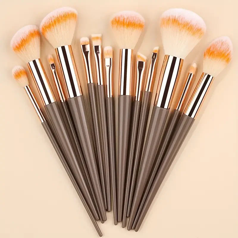 NEW 13PCS Makeup Brush Set Soft Fluffy Eye Shadow Foundation Blush Highlighter Concealer Brush Female Beauty Tool Christmas Gift