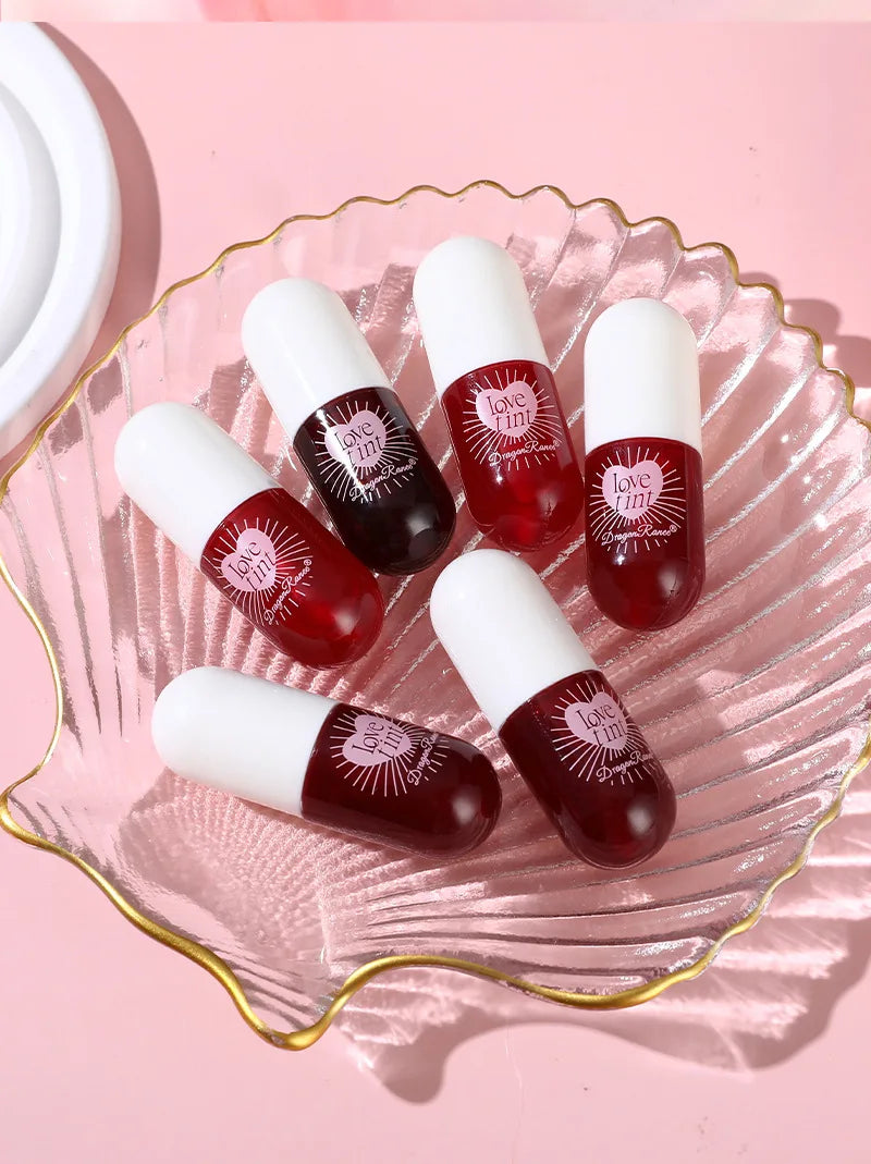 Lip Dye Liquid Lip Glaze Cute Waterproof Non-Stick Liquid Lipstick 6 Colors Available