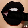 QIBEST Sexy Velvet Matte Lip Gloss Liquid Lipstick Lipgloss Beauty Red Nude Waterproof Long-lasting Lip Stain Makeup For Women