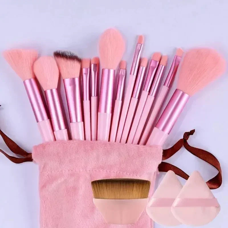 Professional Makeup Brush Set - Soft Fluffy Kabuki & Blending Brushes for Foundation, Powder, Eyeshadow | Beauty Tools Kit