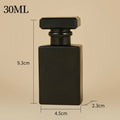 30/50ml Bright Black Perfume Bottle Glass Empty Bottle High-end Portable Spray Makeup Water Bottle Mist