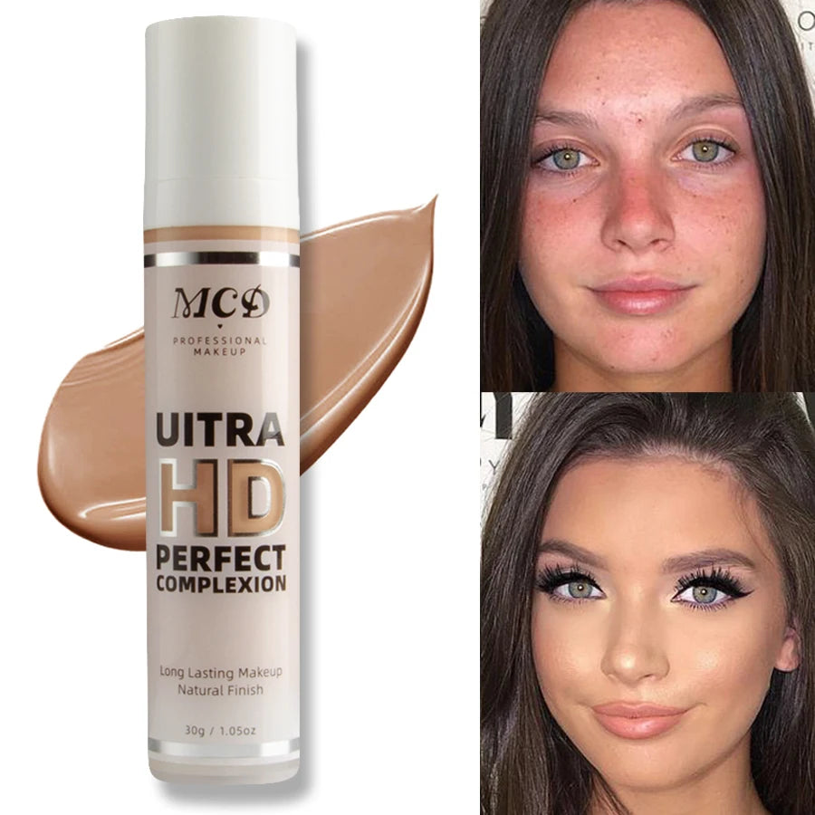 9 Shade Full Coverage Concealer Liquid Foundation  makeup high coverage  Base makeup  cushion Foundation cream  Natural Matte
