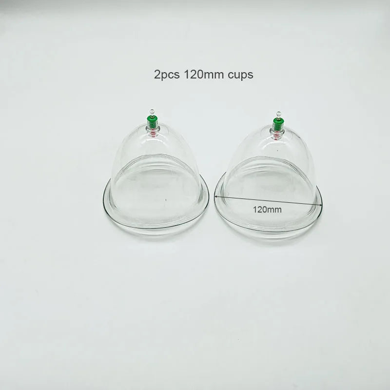 Big Size Vacuum Cupping Breast & Buttocks Enlargement Massager Suction Pump Machine Butt Lifting Device Back Massage Cans