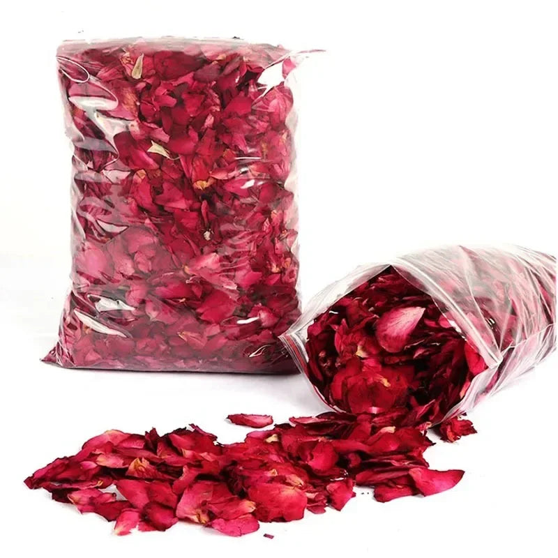 50g Romantic Natural Dried Rose Petals Bath Dry Flower Petal Spa Whitening Shower Aromatherapy Bathing Supply