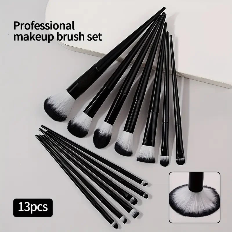 NEW 13PCS Makeup Brush Set Soft Fluffy Eye Shadow Foundation Blush Highlighter Concealer Brush Female Beauty Tool Christmas Gift