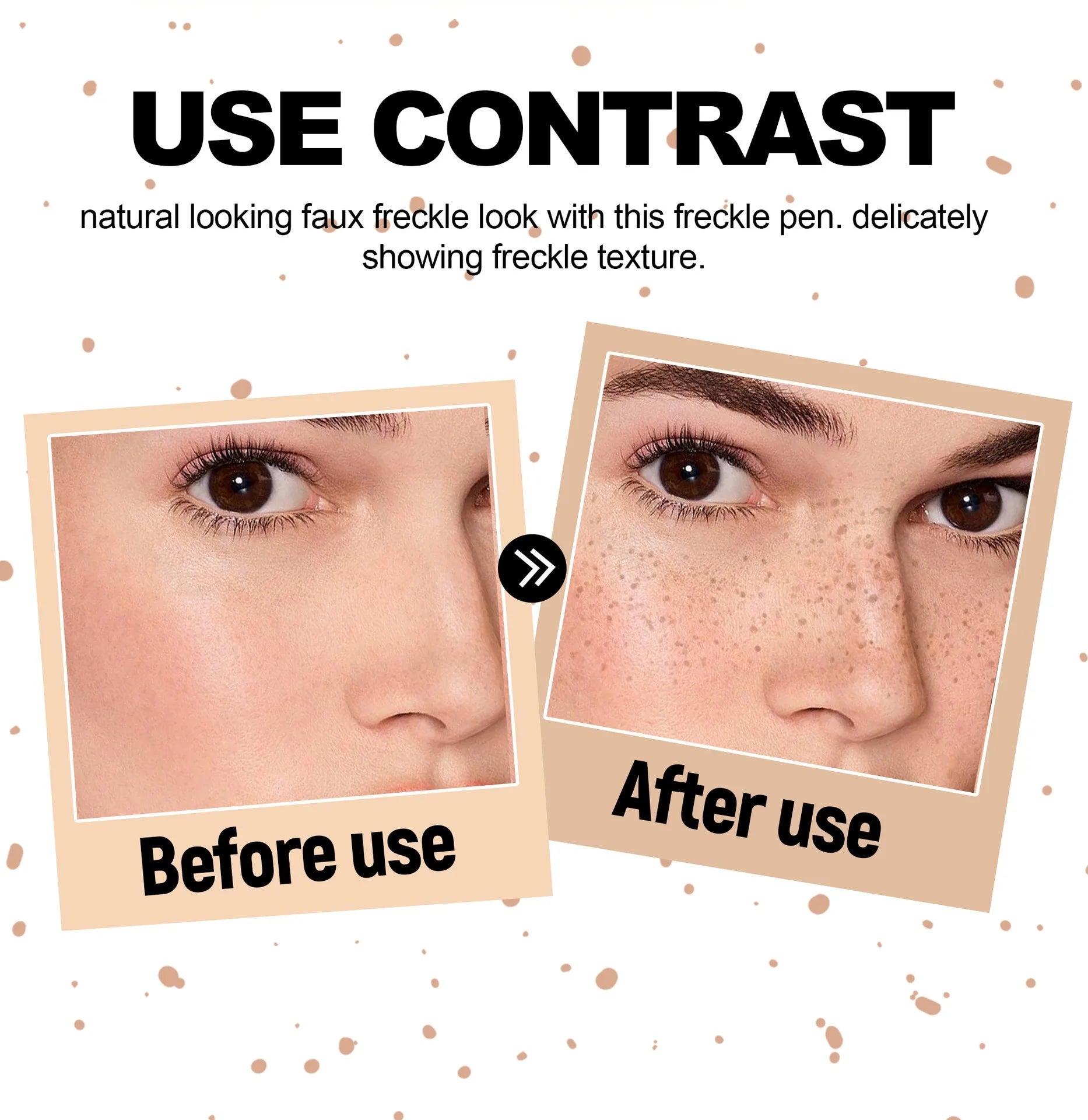 1PC Face Fake Freckles Pen Natural Waterproof Lifelike Fake Freckles Pen for Long Lasting Look Dot Spot Pen Makep Tool Cosmetic