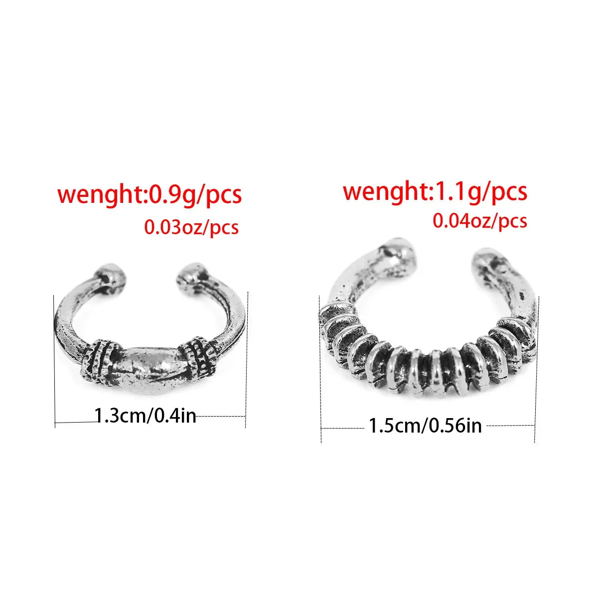 5-8Pcs Metal Hollow Out Hair Ring Accessories,Beads Hair Braid Rings Clips Dread Locks Hair Braiding Metal Cuffs Decoration Gold
