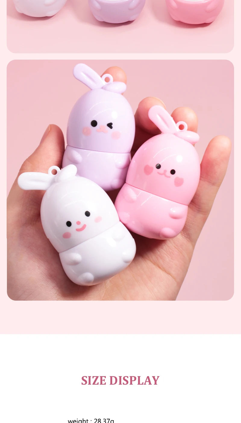 Goody Bunny Color-Changing Lip Balm Moisturizing Repairing Waterproof Lipstick Anti-Dry Cracking Temperature Change Color Lipstick