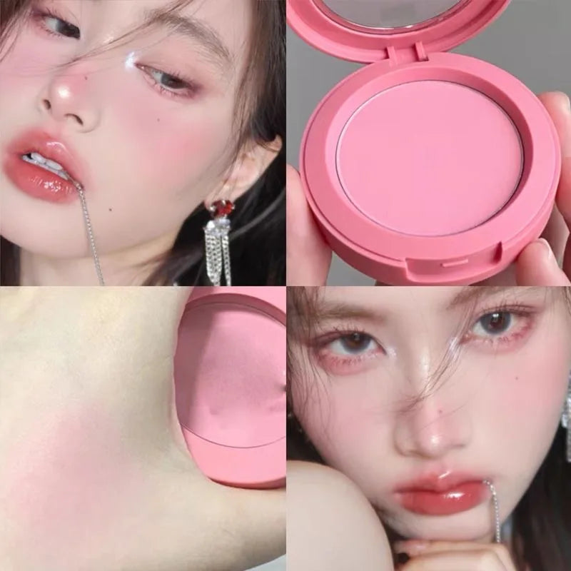 HERORANGE Creamy Blush Soft Matte Natural Color Long Lasting Daily Cheek Makeup For Women